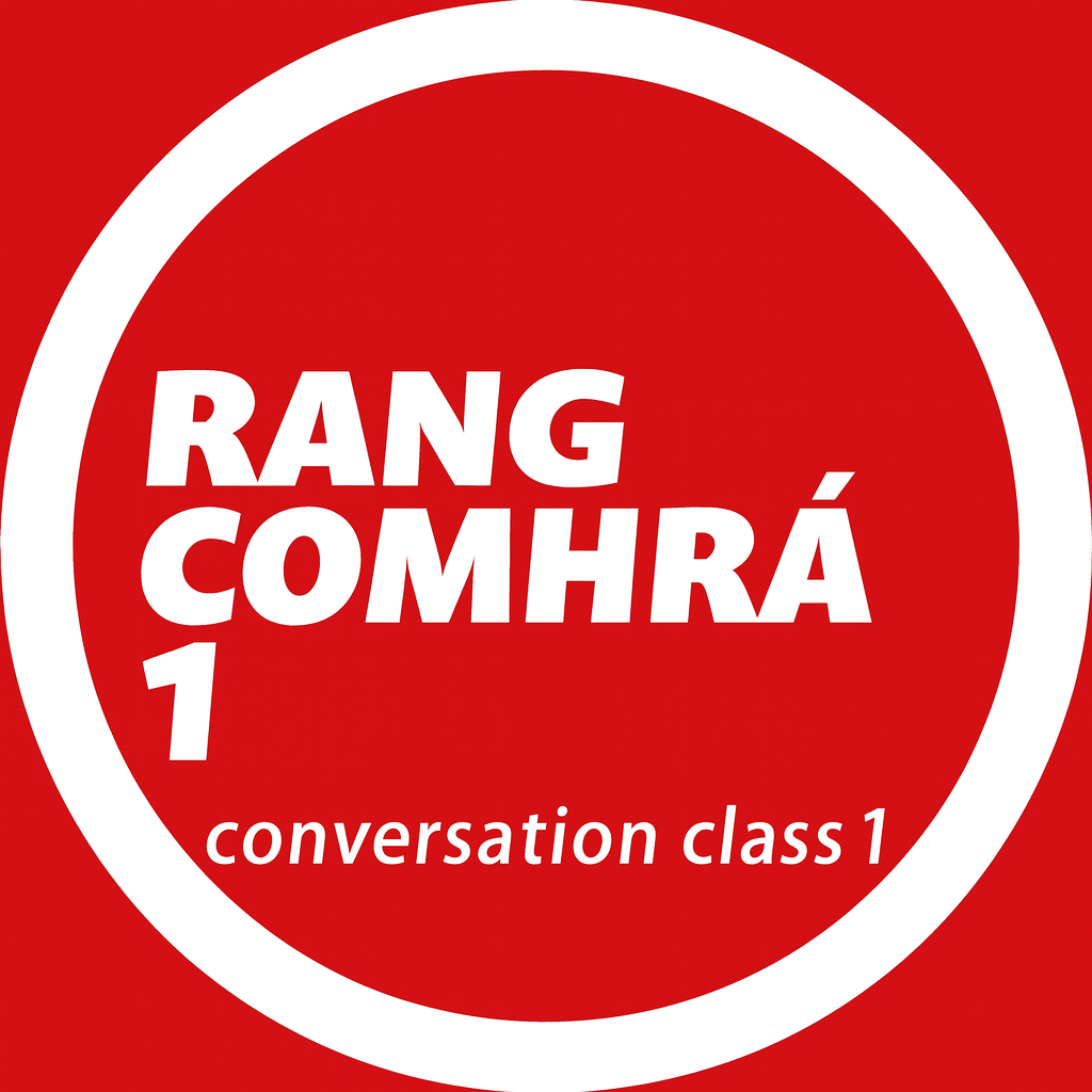 Lower to intermediate conversation class / Rang Comhrá 1. Starts 15th January 25. 6-7pm